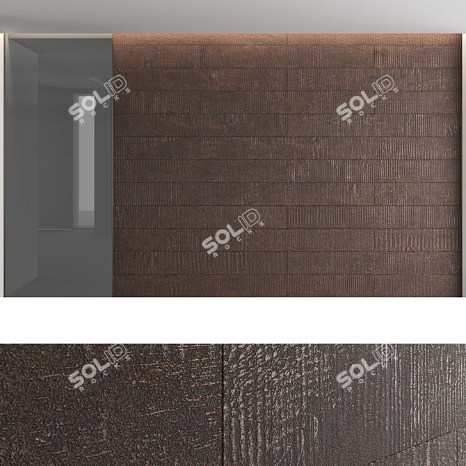 Decorative Wall Panel Set 3D model image 5