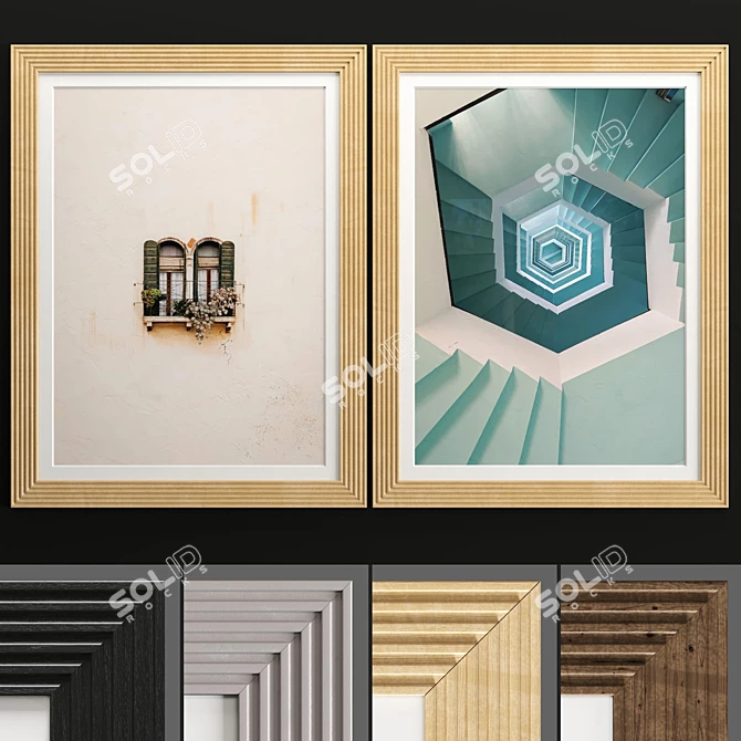 Premium Art Frame: 510 Series 3D model image 1