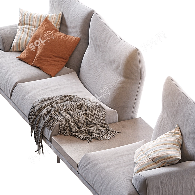  Wolf Sofa: Unleash Comfort and Style 3D model image 2