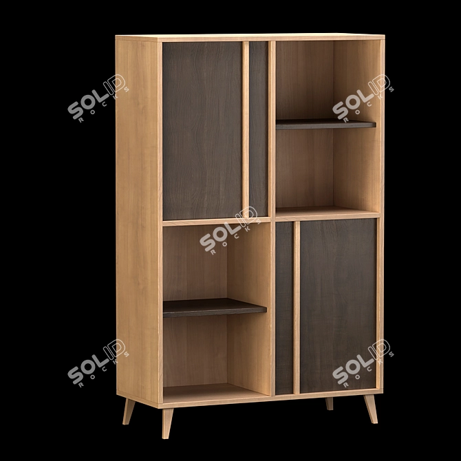 Modern Scandinavian Chest of Drawers 3D model image 1