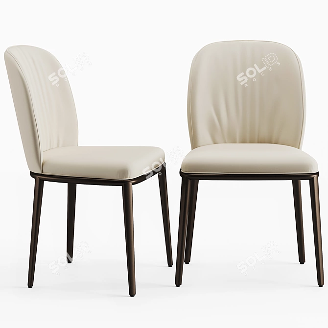 Sleek and Stylish Cattelan Italia Chair 3D model image 2