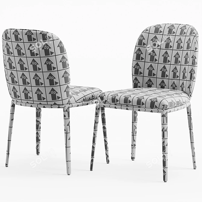 Sleek and Stylish Cattelan Italia Chair 3D model image 4