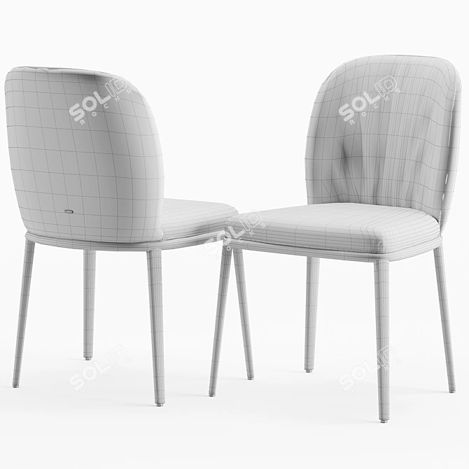 Sleek and Stylish Cattelan Italia Chair 3D model image 5