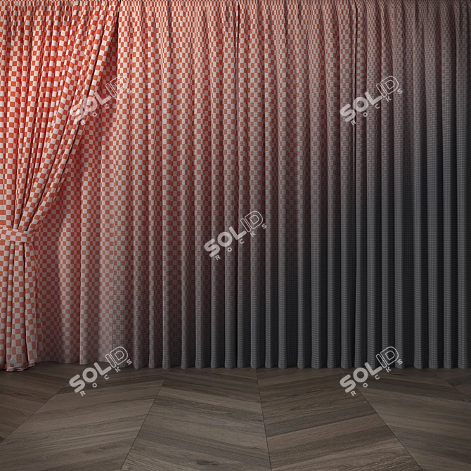 TurboSmooth Curtains-R2: Elegant and Versatile Centimeter Units 3D model image 2