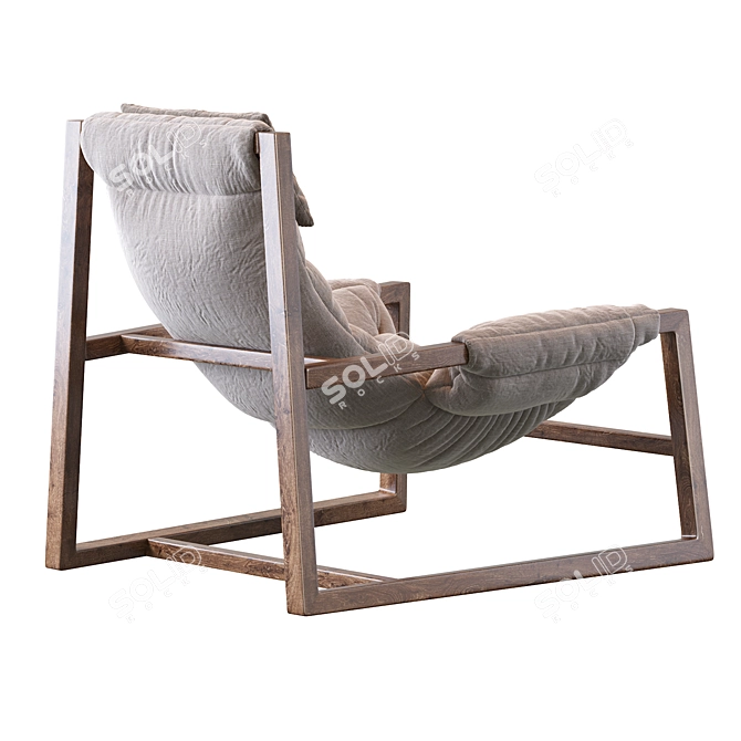 Comfy Italian Armchair 3D model image 3