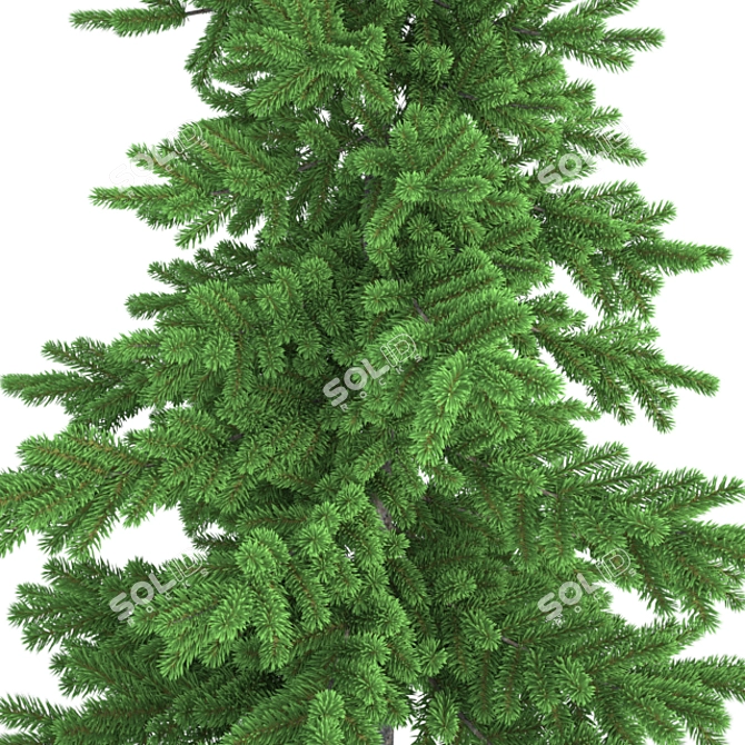 Herringbone Geometric Christmas Tree 3D model image 9