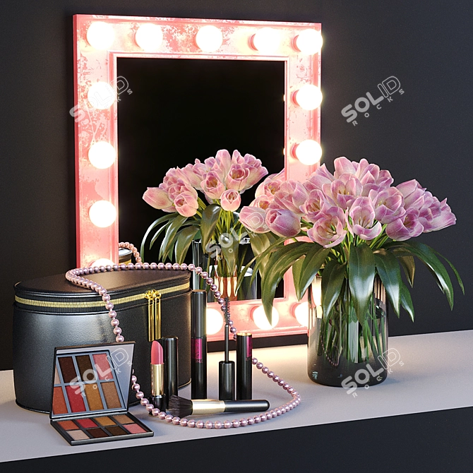 Glam Collection: Radiant Beauty Set 3D model image 1