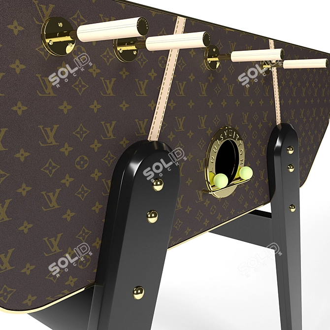 Luxury Louis Vuitton Foosball 3D model image 2