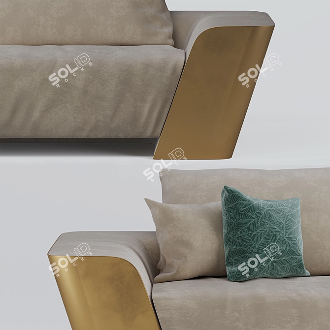 Metropol 2-Seater Sofa with Relax Mechanism 3D model image 2