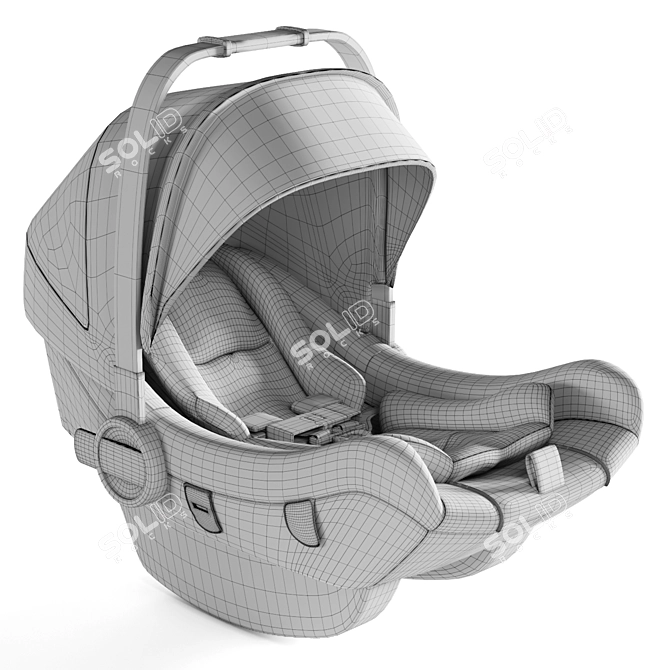 PIPA NUNA Infant Car Seat 3D model image 4