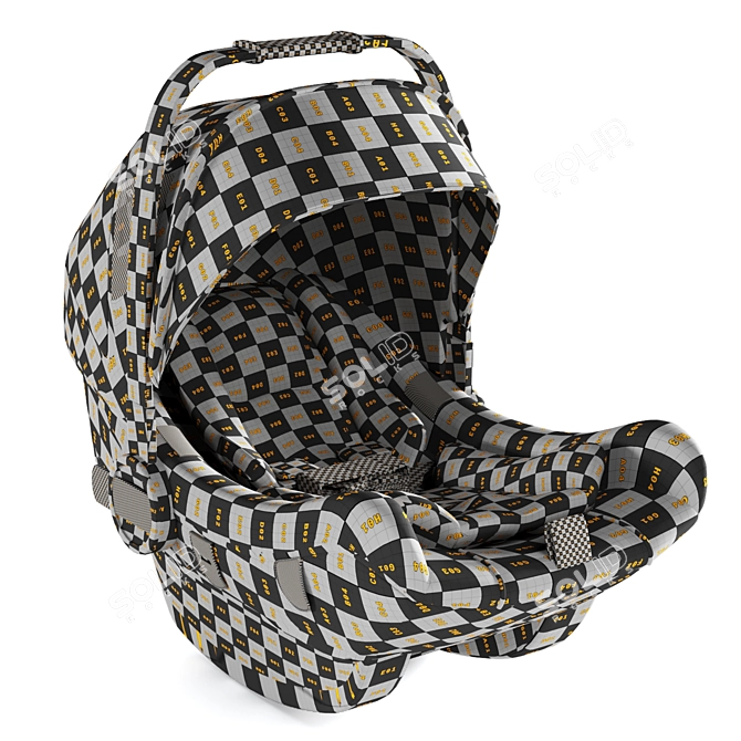 PIPA NUNA Infant Car Seat 3D model image 5