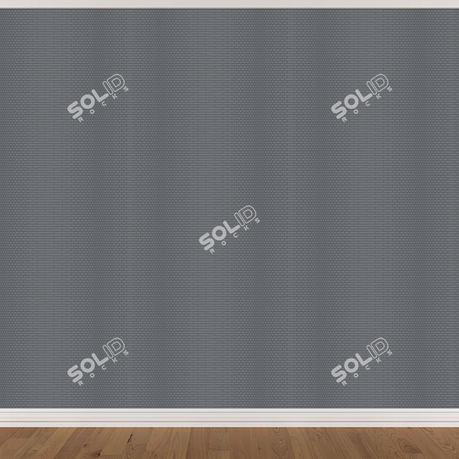 Seamless Wallpaper Set - 3 Colors 3D model image 4