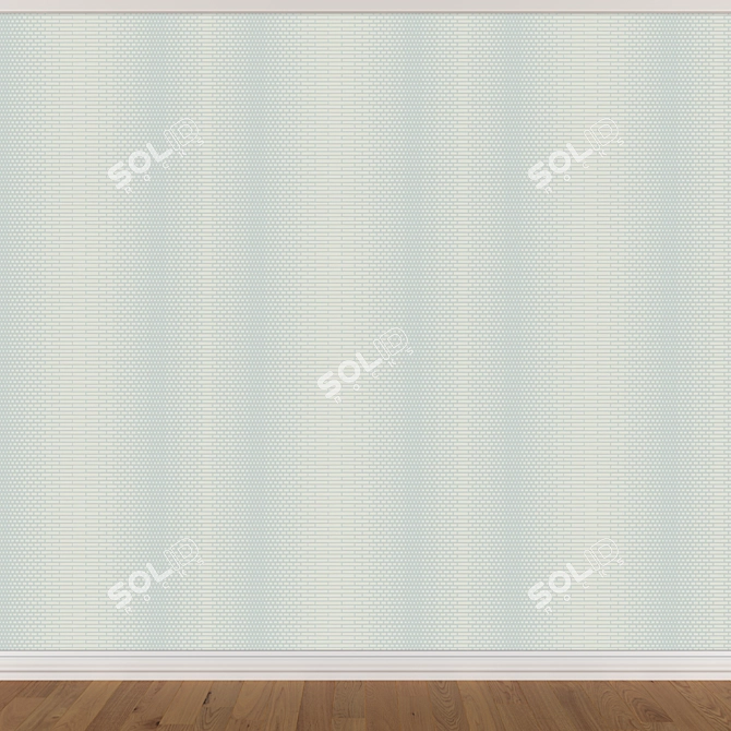 Seamless Wallpaper Set - 3 Colors 3D model image 4