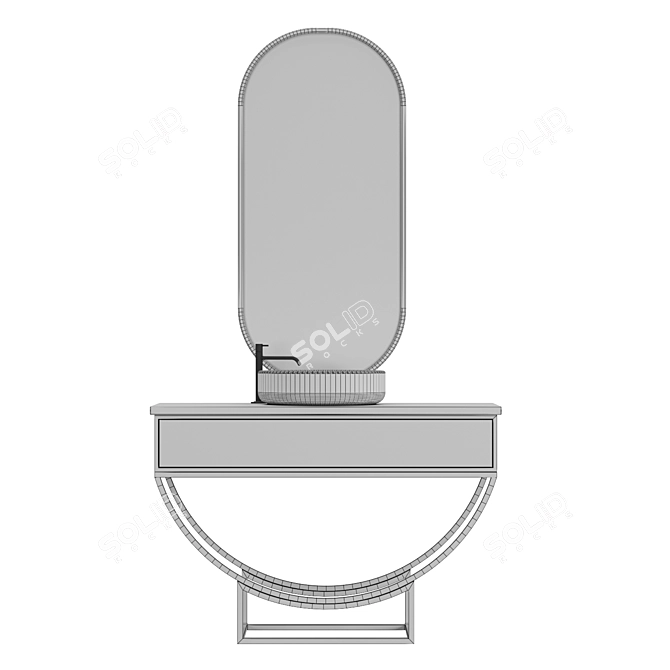 Modern Bathroom Design Kit 3D model image 3