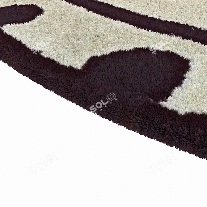 Elegant Rangoli Carpet - Nanimarquina 3D model image 2