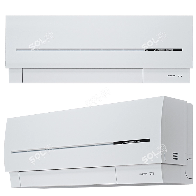 Mitsubishi Electric MSZ-SF35VE Air Conditioner 3D model image 1