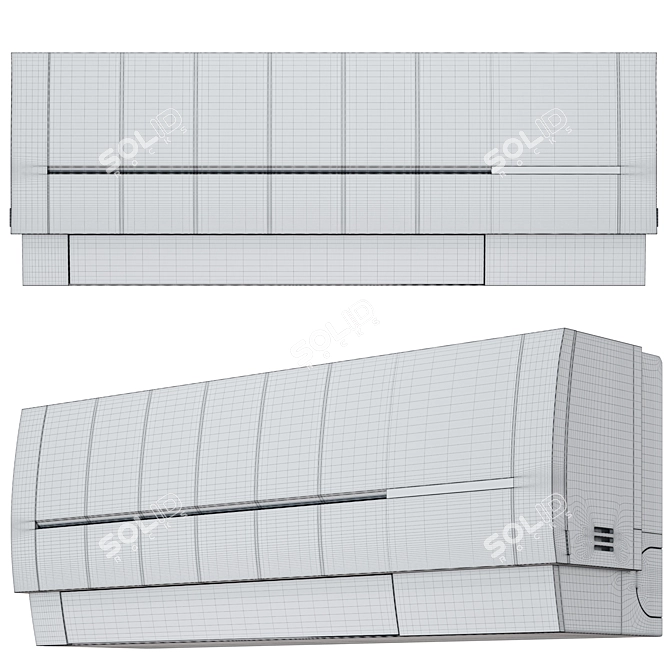 Mitsubishi Electric MSZ-SF35VE Air Conditioner 3D model image 4