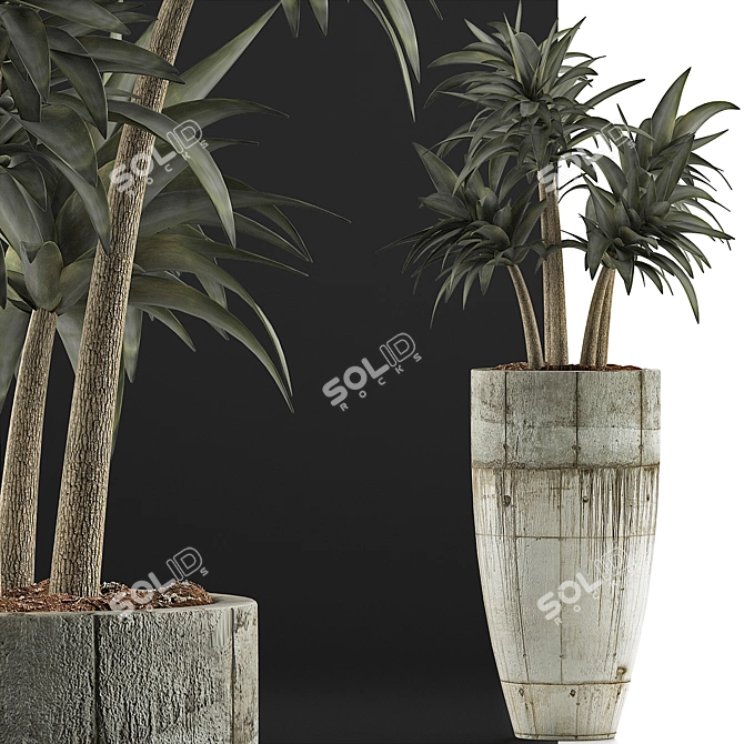 Sleek Greenery Collection: 94 Plants 3D model image 3