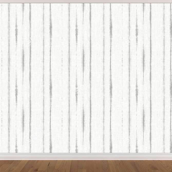 Seamless Wallpaper Set: 3 Textures 3D model image 4