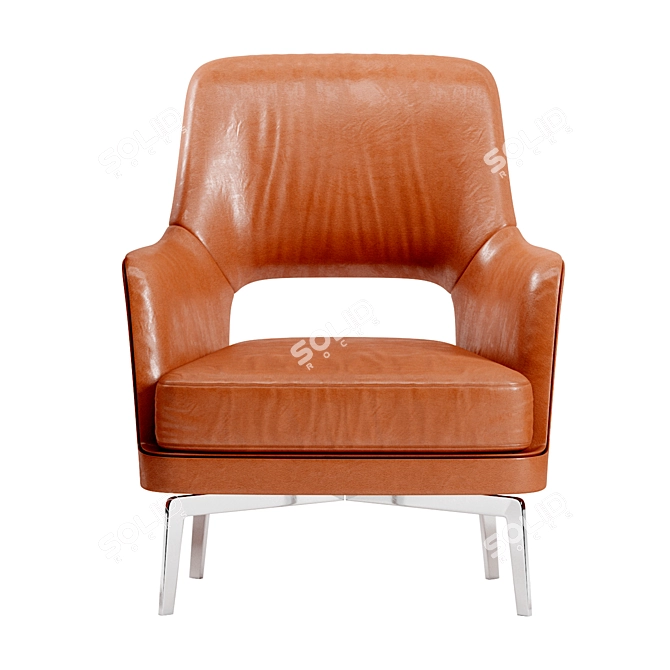 Ultimate Comfort Lounge Chair 3D model image 2