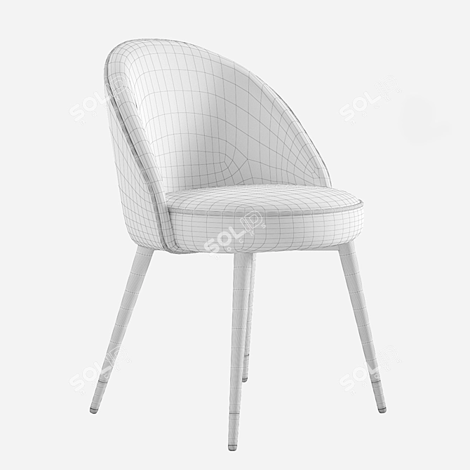 Elegant Eichholtz Cooper Dining Chair 3D model image 5