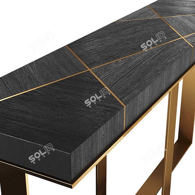 Starfall Console Table: Sleek and Stylish Design 3D model image 2