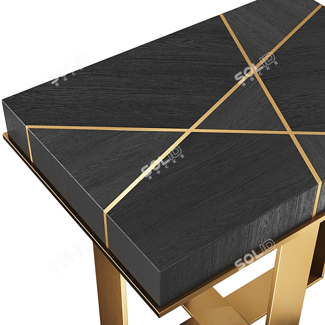 Title: Stunning Starfall Side Table 3D model image 2