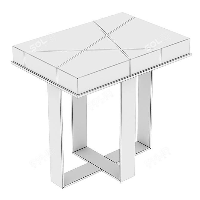 Title: Stunning Starfall Side Table 3D model image 3