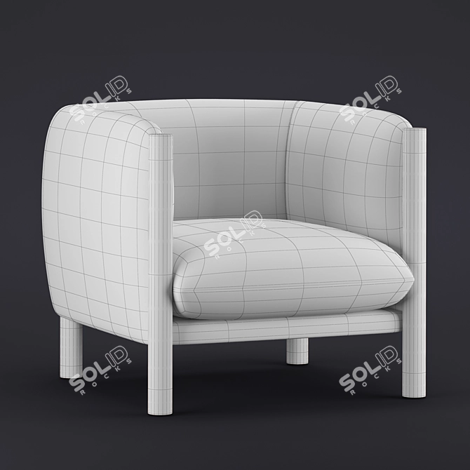 Modern Kelly Wearstler Hesby Chair 3D model image 3