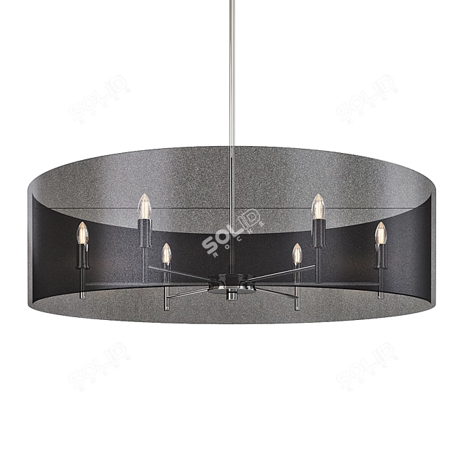 Elegant Walker Chandelier for Glamorous Spaces 3D model image 1