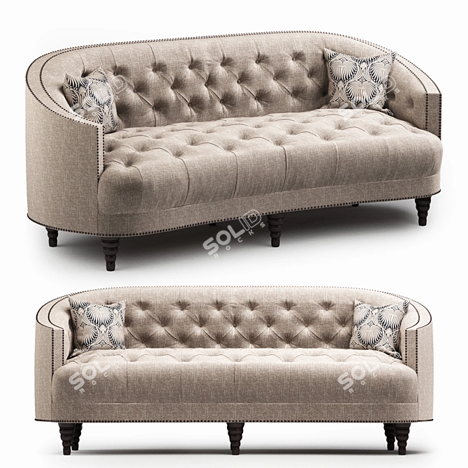 Coaster Avonlea Contemporary Sofa 3D model image 1