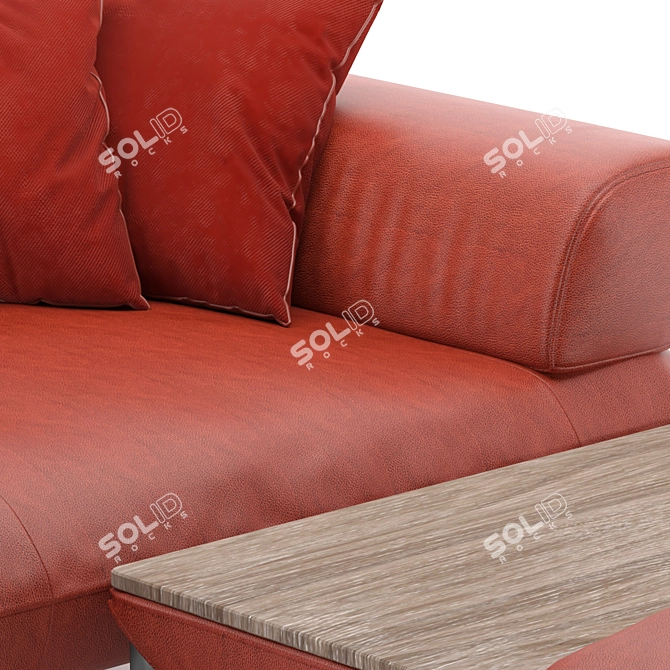 Modern Urban Avenue Sofa 3D model image 4