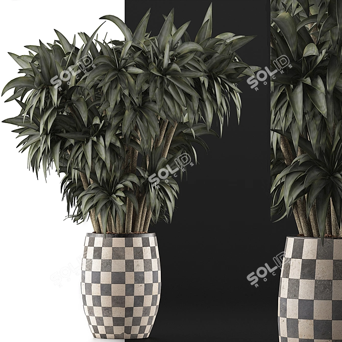 Modern Plant Collection - Outdoor & Exterior Greenery 3D model image 3