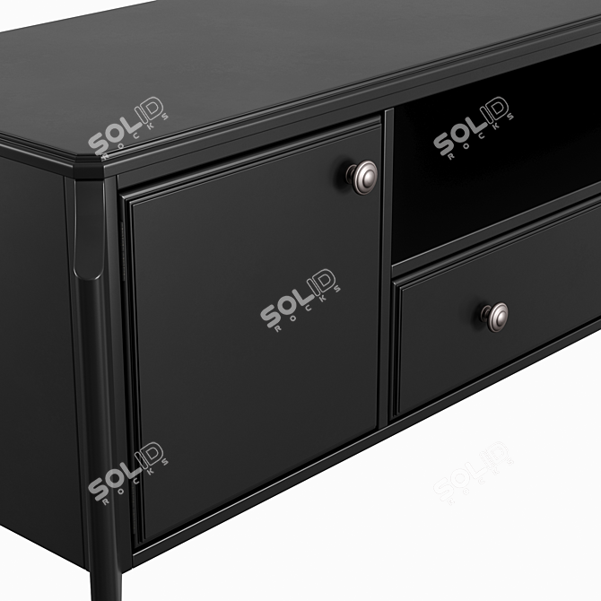 Dantone Le Visage TV Cabinet: Elegant and Functional 3D model image 2