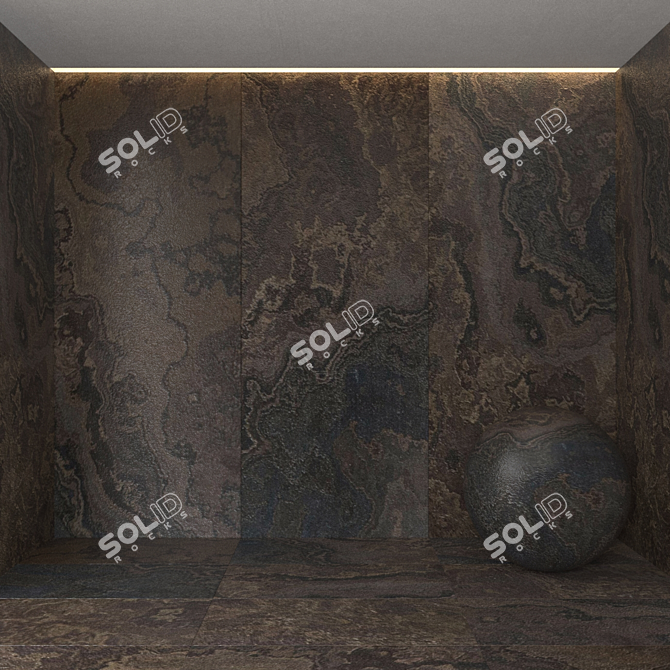 Eramosa Marble: Versatile, Stylish Mosaic 3D model image 1