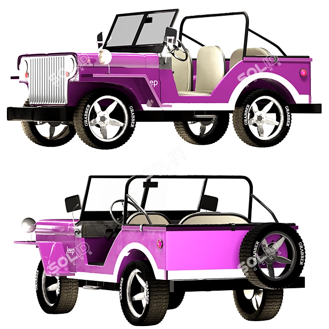 3D Model Willys - Realistic and Detailed 3D model image 1