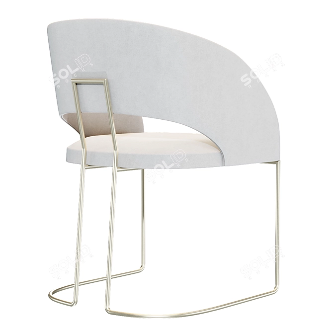 Modern Allen Chair and New York Table 3D model image 3