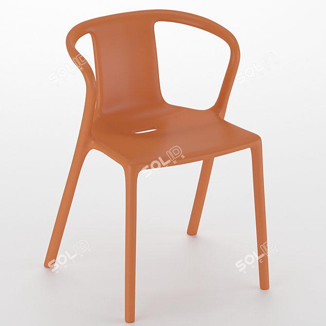 Outdoor Air Arm Chair | PP/Glass Fibre Blend | Molded Design 3D model image 3