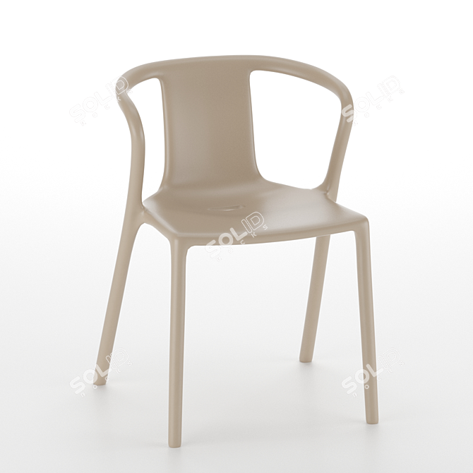 Outdoor Air Arm Chair | PP/Glass Fibre Blend | Molded Design 3D model image 7