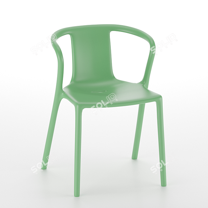 Outdoor Air Arm Chair | PP/Glass Fibre Blend | Molded Design 3D model image 9
