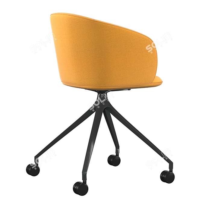Grace Chair: Stylish and Versatile 3D model image 3