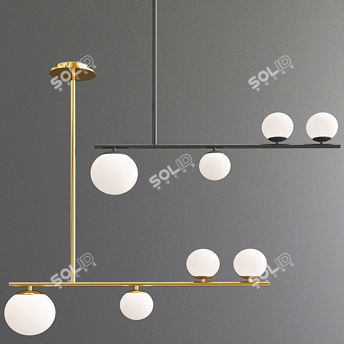 Luxury Collection Chandeliers 3D model image 3