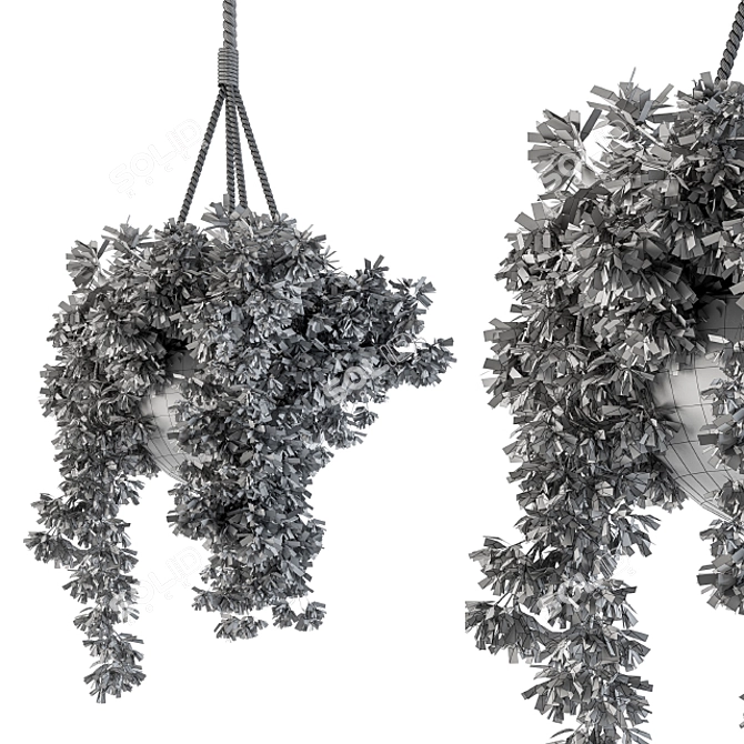 82-Piece Hanging Box Plant Set 3D model image 4