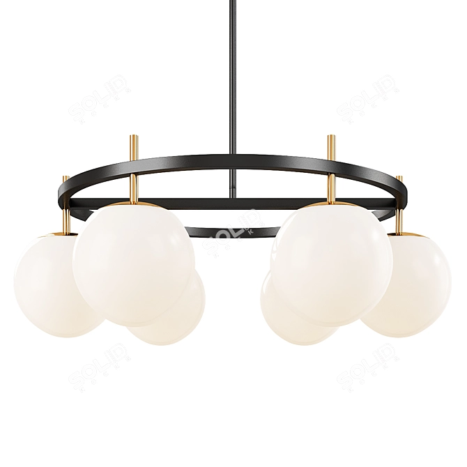 Alluria Pendant: Elegant Lighting Statement 3D model image 1