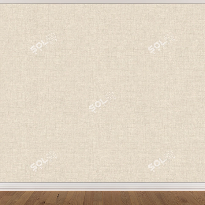 Seamless Wallpaper Set - 3 Colors 3D model image 3