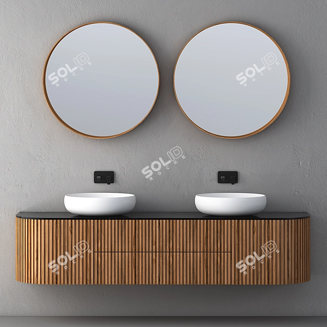 Sleek Bathroom Vanity Set | No. 103 3D model image 1