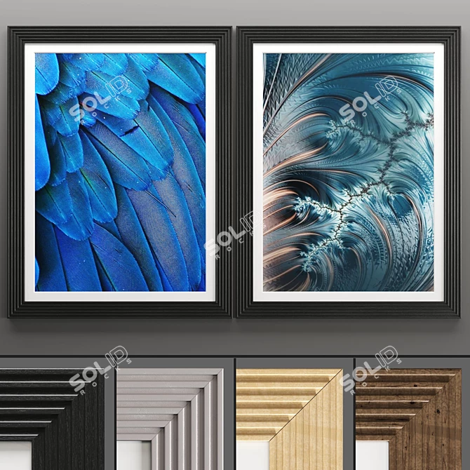 Title: High Quality Art Frame 511 3D model image 1