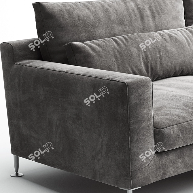 Modern Italian Design: B&B Italia Sofa 3D model image 2