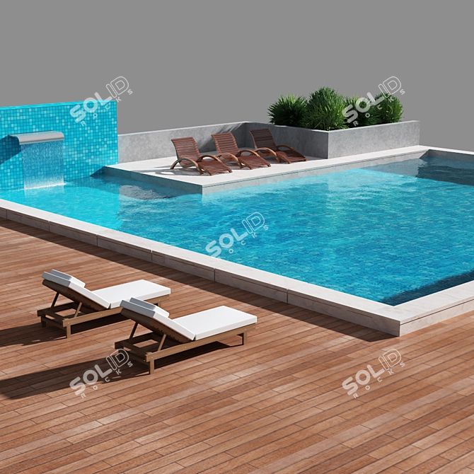 Ultimate Pool Design Kit 3D model image 3