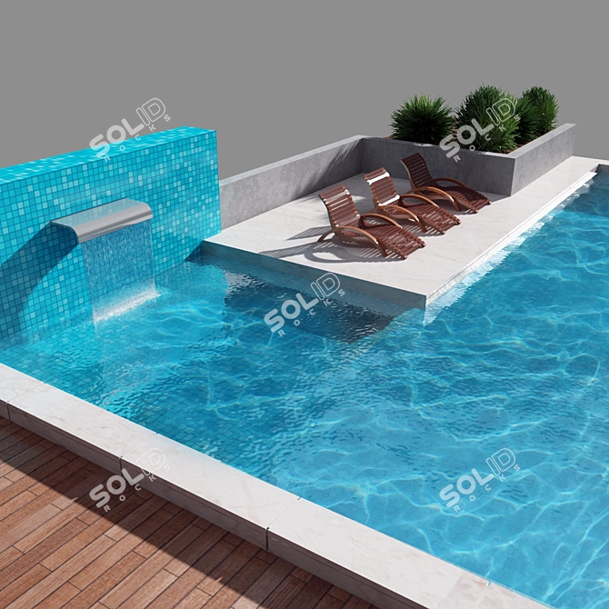 Ultimate Pool Design Kit 3D model image 4